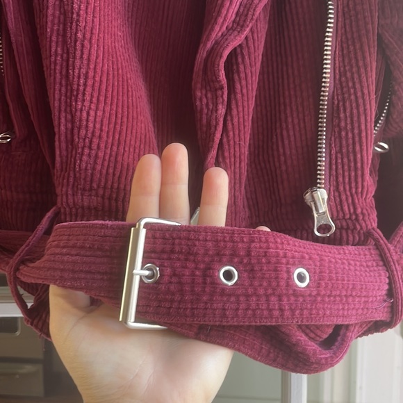 Free People Red Corduroy Jacket - Picture 4 of 4